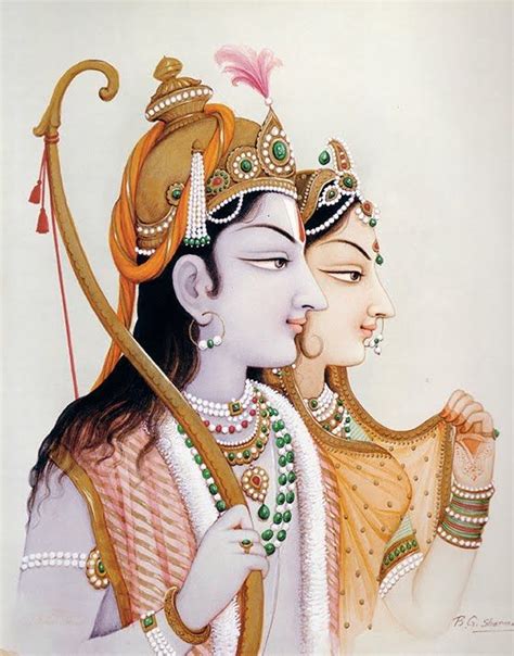 Paramchaintanya Men — Rama Sita | Sita ram, Rama sita, Hindu art