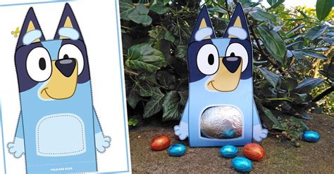 Make a Bluey Easter Egg Holder | Easter egg holder, Egg holder, Easter eggs