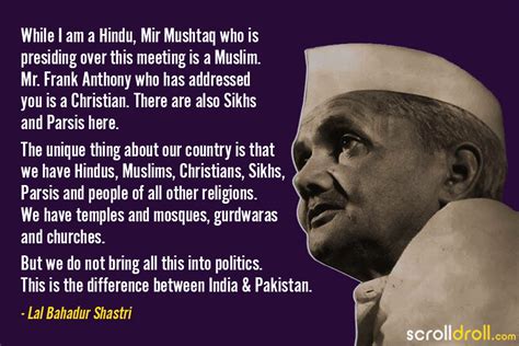 16 Lal Bahadur Shastri Quotes About Freedom, Patriotism & India