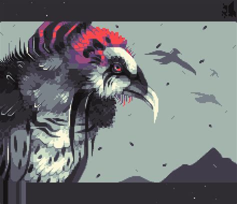 Pixilart - Ash Vulture by rawcalamity