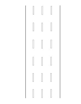 Printable Accident Sketch Four-Lane Highway Legal Pleading Template