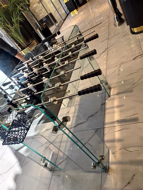 Glass Foosball Table - Arles