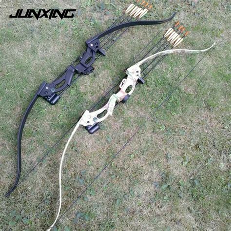 Two Color 48" Recurve Bow with 20lbs Draw Weight 28" Draw Length for Women and Children Archery ...