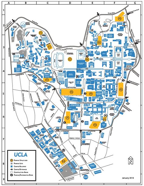 Map of ucla campus from sigmobile 1 #campus #campusmap #ucla # ...