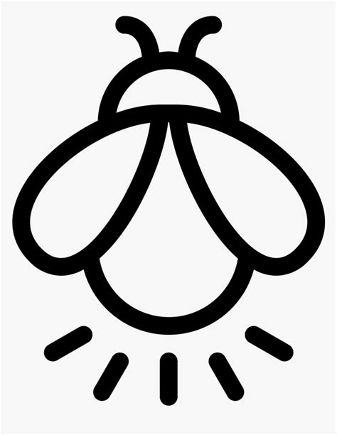 Firefly Icon , Transparent Cartoons - Firefly Black And White, HD Png Download , Transparent Png ...