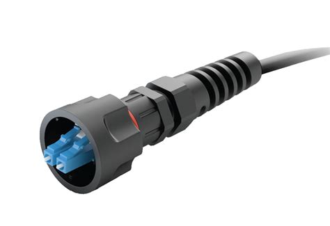 IP68-LC Weatherproof Cable, Duplex, LC-LC, Multimode, 65ft