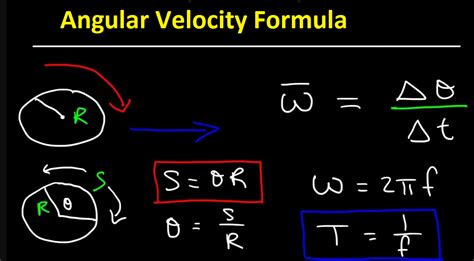 What Is Angular Velocity Formula? Defination