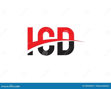 ICD Letter Initial Logo Design Vector Illustration Stock Vector ...