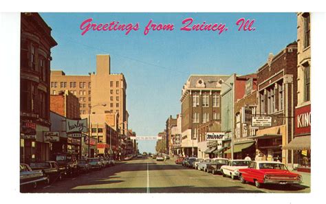 IL - Quincy. Main Street ca 1965 | United States - Illinois - Other, Postcard / HipPostcard