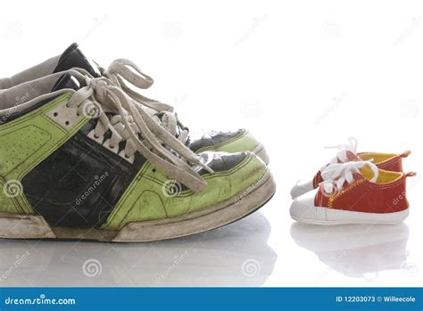 Large And Small Shoes Stock Photos - Image: 12203073