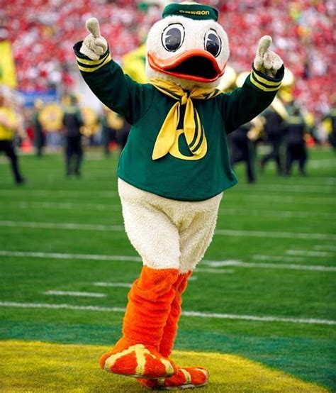 Oregon Ducks - mascot Mr Duck | College Mascots | Pinterest | Oregon, Football and The o'jays