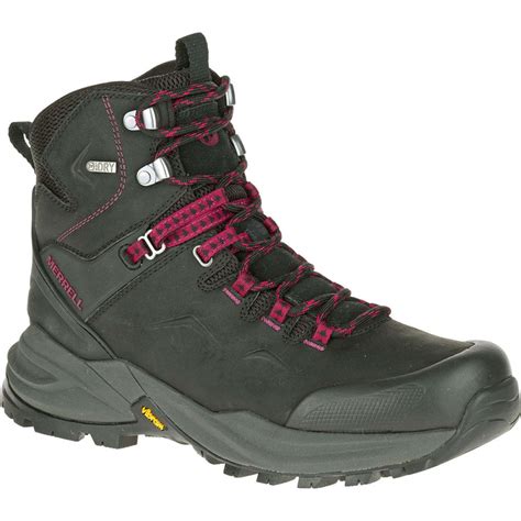 MERRELL Women's Phaserbound Waterproof Backpacking Boots, Black ...