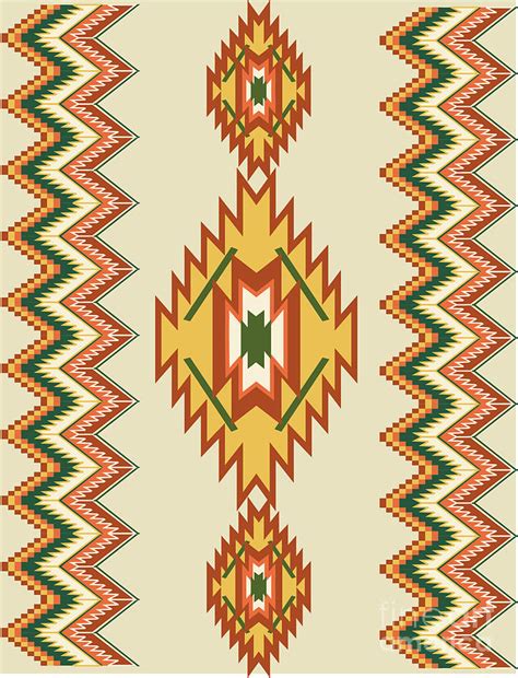 Native american rug Digital Art by Shelley Myers | Fine Art America