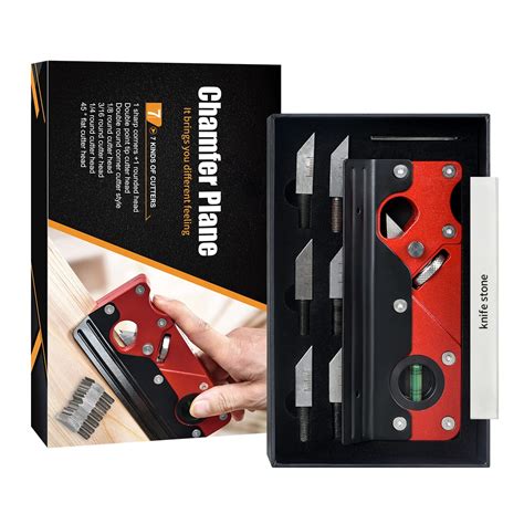 Buy Chamfer Plane with Backer Woodworking Hand Planer for Quick Edge Planing and radian Corner ...