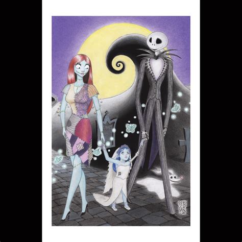 Sally And Jack Skellington