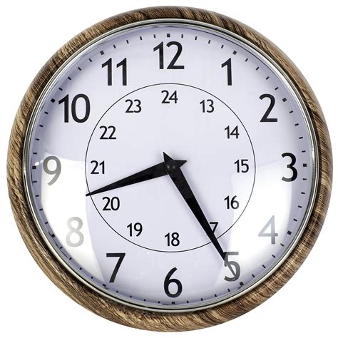 9.5 inch Wall Clock Silent Small Decorative Battery Operated Non Ticking Analog Retro Military ...