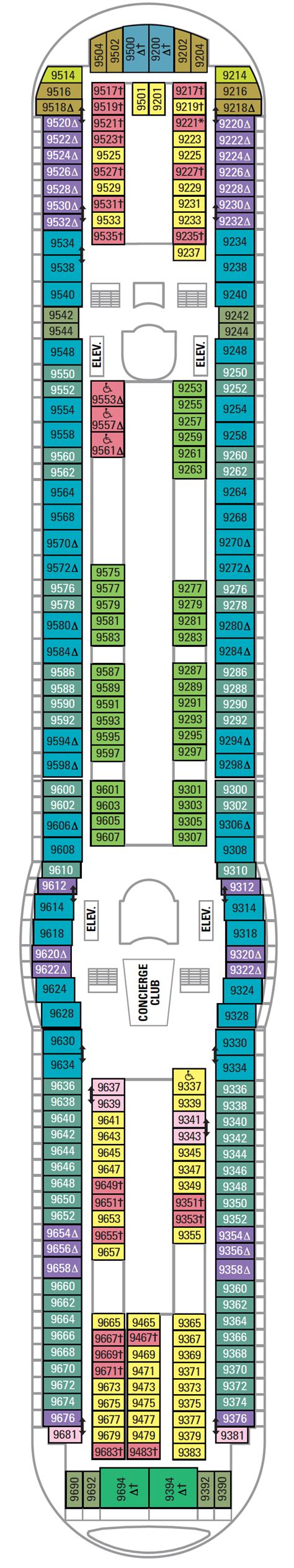 Voyager of the Seas deck plans - Cruiseline.com