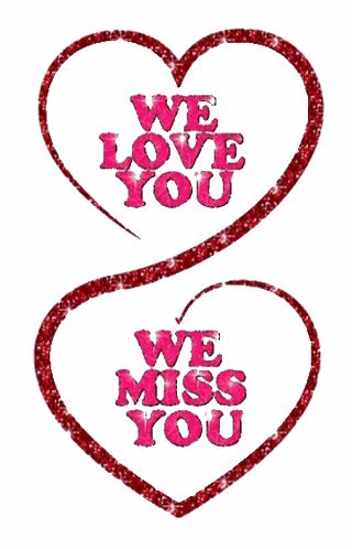 We Love You Miss You Sticker - We love you Miss you - Discover & Share GIFs