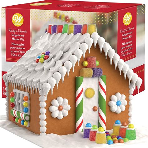 Amazon.com : Gingerbread House Kit, Pre-Baked & Pre-Assembled BIG ...