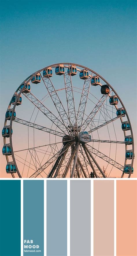 Color Inspiration : Ombre Teal and Peach – Color Palette #32 | Blue ...