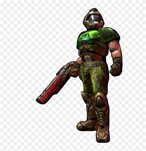 Doom Character Clipart Photo - Doomguy Doom Slayer, HD Png Download - 592x795(#173727) - PngFind