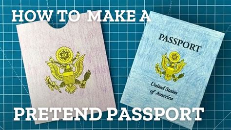 How to Make a Pretend Passport - YouTube