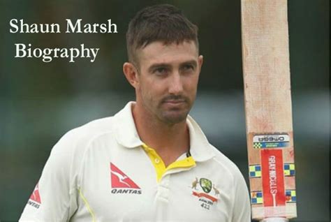 Shaun Marsh Cricketer, age, IPL, wife, family, son, salary, height and so