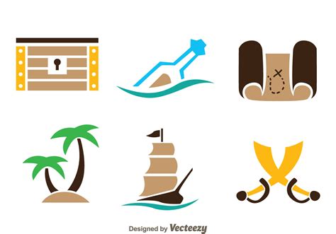 Treasure Hunter Icons 96849 Vector Art at Vecteezy