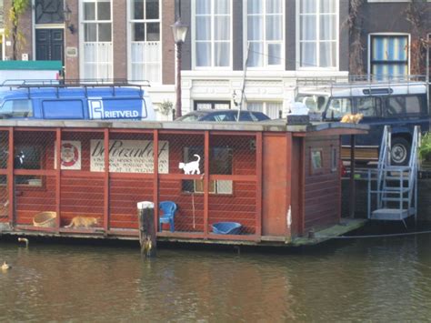 Poezenboot (Cat Boat) Cat Shelter in Amsterdam