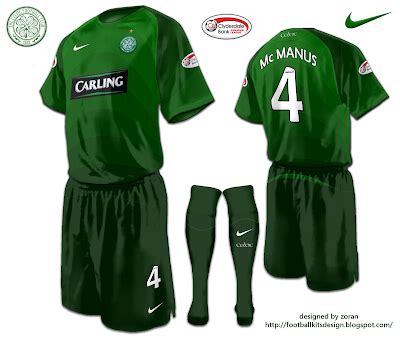 football kits design: Celtic Glasgow fantasy kits