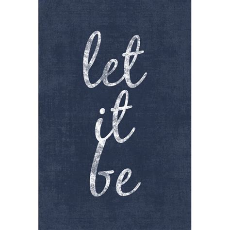 Let It Be, poster print - Walmart.com - Walmart.com