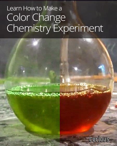 Color Change Chemistry Experiment | Chemistry experiments, Chemistry, Research methods