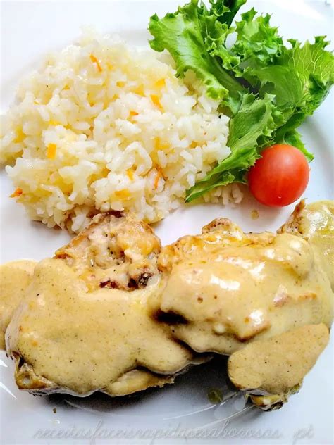 Frango com molho cremoso – Receitas fáceis rápidas e saborosas