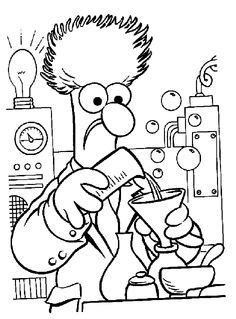 Beaker Muppet Drawing at GetDrawings | Free download