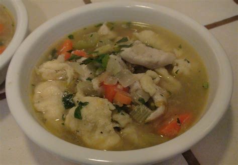 chicken soup with German-style dumplings | Chicken dumpling soup, Soup recipes chicken noodle ...