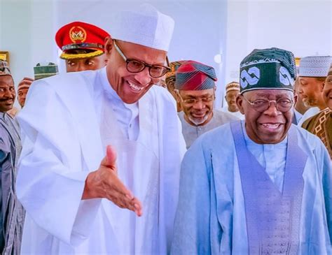 Photos: Buhari, Tinubu attend Jumat at Aso Rock Mosque - Vanguard News