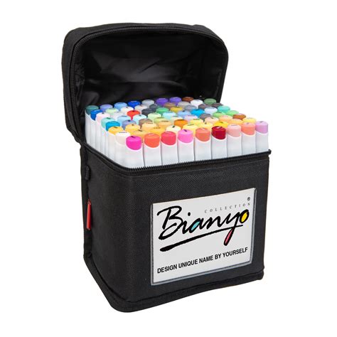 Bianyo Classic Series Alcohol-Based Dual Tip Art Markers, Set of 72 - Walmart.com - Walmart.com