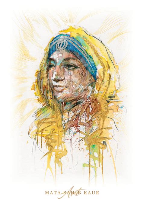 Mata Sahib Kaur Art - poster print | matasahibkaurart