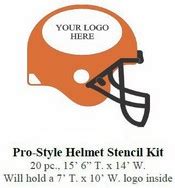 15' Pro Football Helmet Stencil Kit