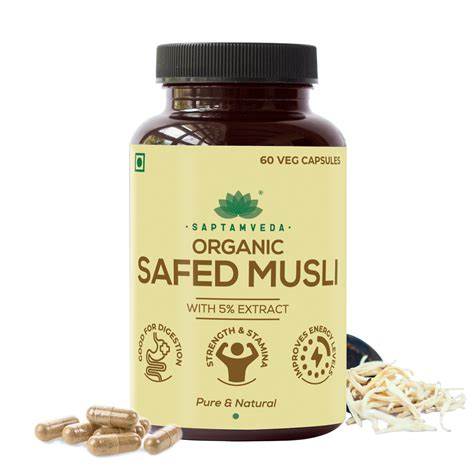 Buy Safed Musli - 60 Capsules online from Nurserylive at lowest price.