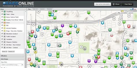 Crime map Phoenix - Phoenix crime map (Arizona - USA)