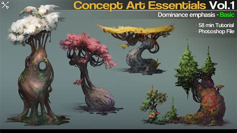 concept art tutorial step by step illustrations