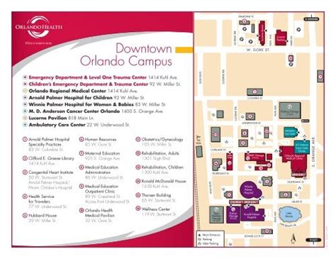 Florida Hospital Orlando Campus Map - Map