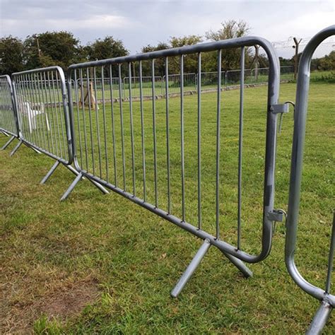 Galvanised Metal Crowd Control & Site Barriers | Roadware