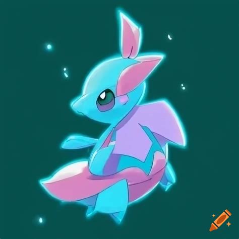 Water/fairy type pokemon, pastel colors, anime, pokemon style, high resolution