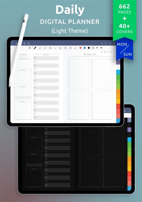 50 Best iPad Digital Planners - Download Free & Premium PDF