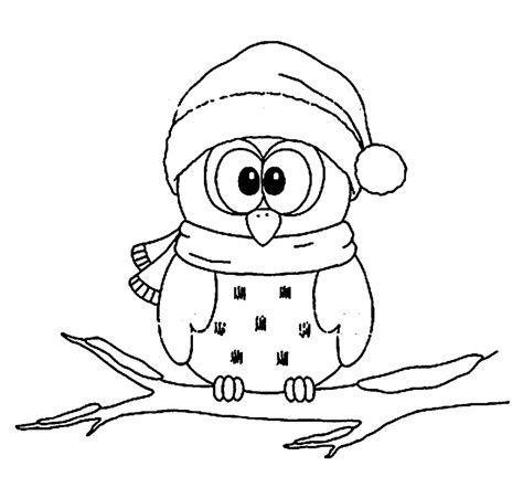 Free Printable Owl Christmas Coloring Pages - Ryan Fritz's Coloring Pages