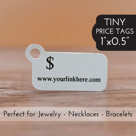 250 TAGS 0.5x1 Price Tags Tiny Jewelry Tags Packaging Tag Bracelets Necklaces - Etsy