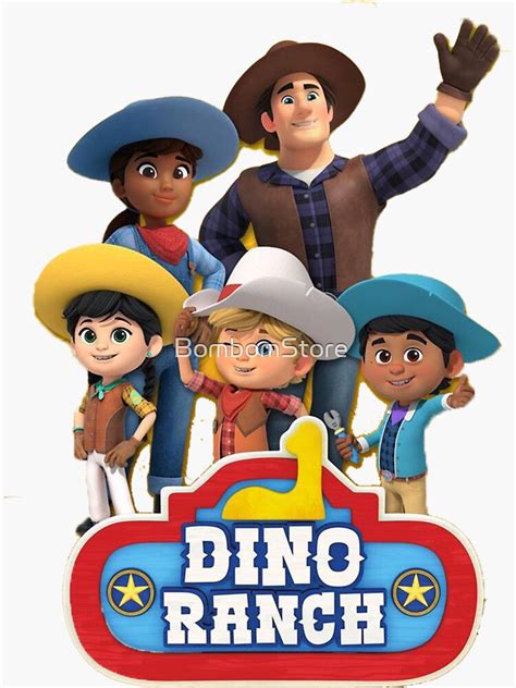 "dino ranch" Sticker by BombomStore | Redbubble