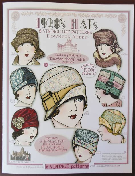 Hats for Women: Not vintage - Downton Abbey pattern book - 1920s Hats ...